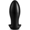 EggPlay Plug Silicone Saurus Egg XL 16.5 x 7.3cm Noir